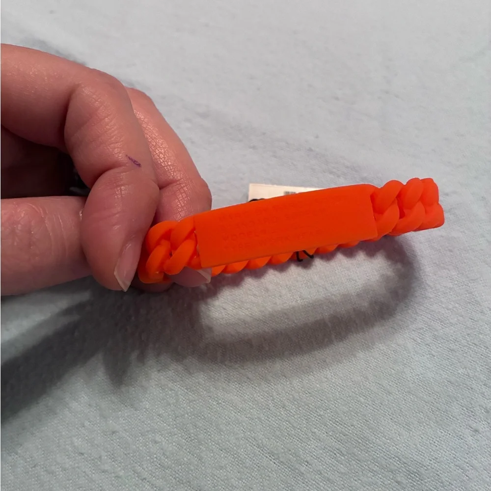 Marc by Marc Jacobs Braided Bracelet in color fluoro orange - Picture 4 of 8
